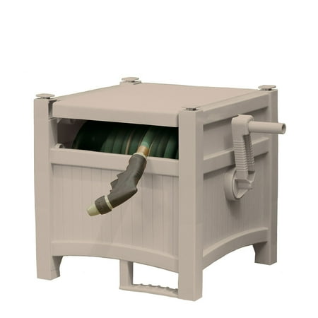100 ft hose reel lowes suncast 100 ft capacity stationary resin garden hose reel hideaway light taupe hideaway 100 ft hose reel lowes suncast 100 ft capacity stationary resin garden hose reel hideaway light taupe hideaway